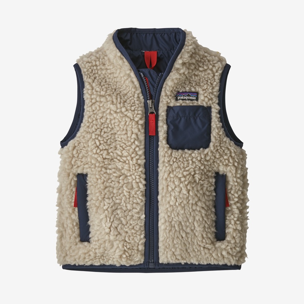 Patagonia Baby Retro-X® Fleece Vest 3-6 months- NWOT